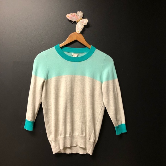 J Crew 3/4 Sleeve Sweater